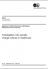Investigation into penalty charge notices in healthcare